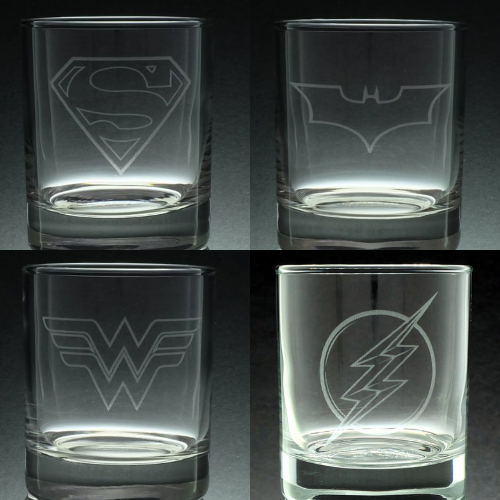 Justice League Glassware
