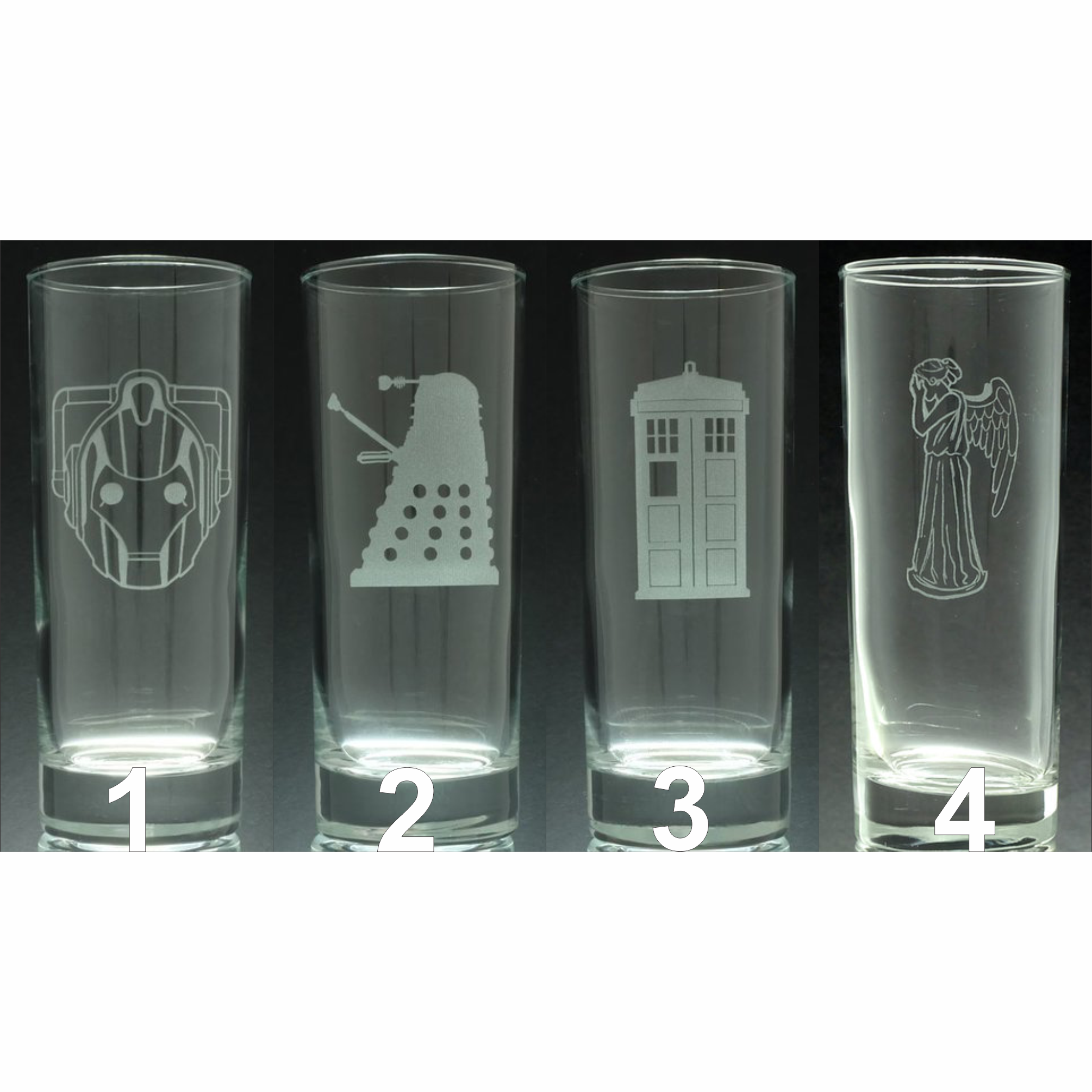 Doctor Who Glassware