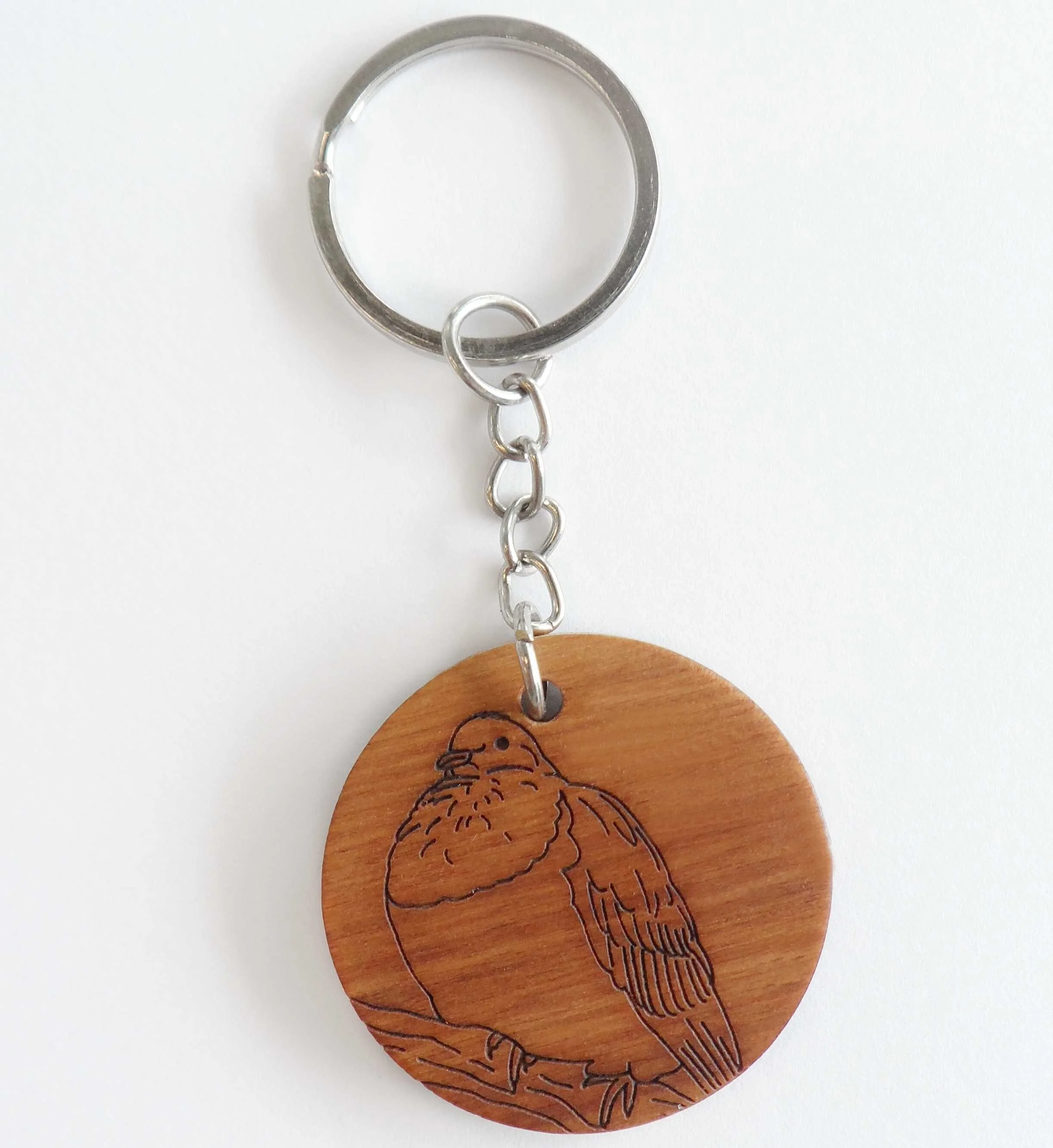 Kererū Rimu Key-ring