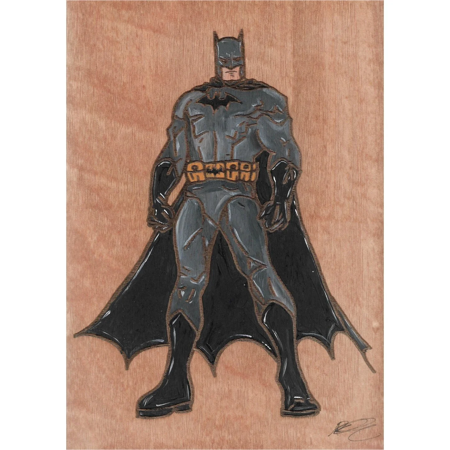 Batman on Wood