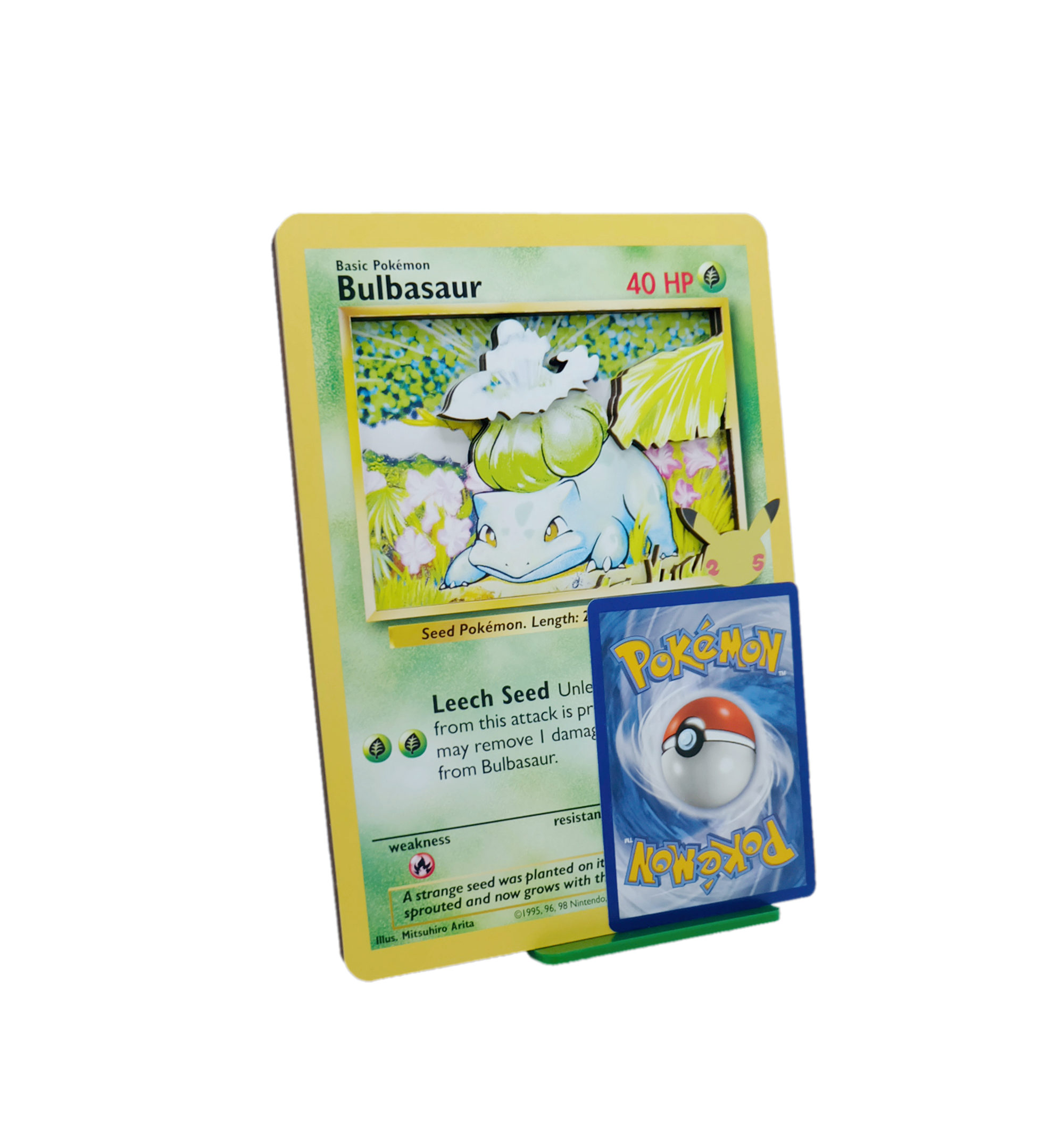 Bulbasaur 3D Jumbo Pokemon Card