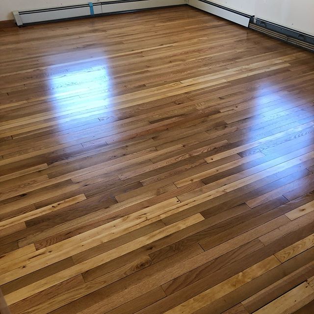 Another transformation brought this red oak floor back to life!