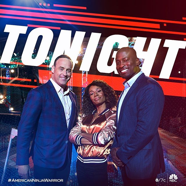 So excited for our client @zurihall! She is the new sideline reporter on @ninjawarrior which premieres tonight 8/7c on @nbc.