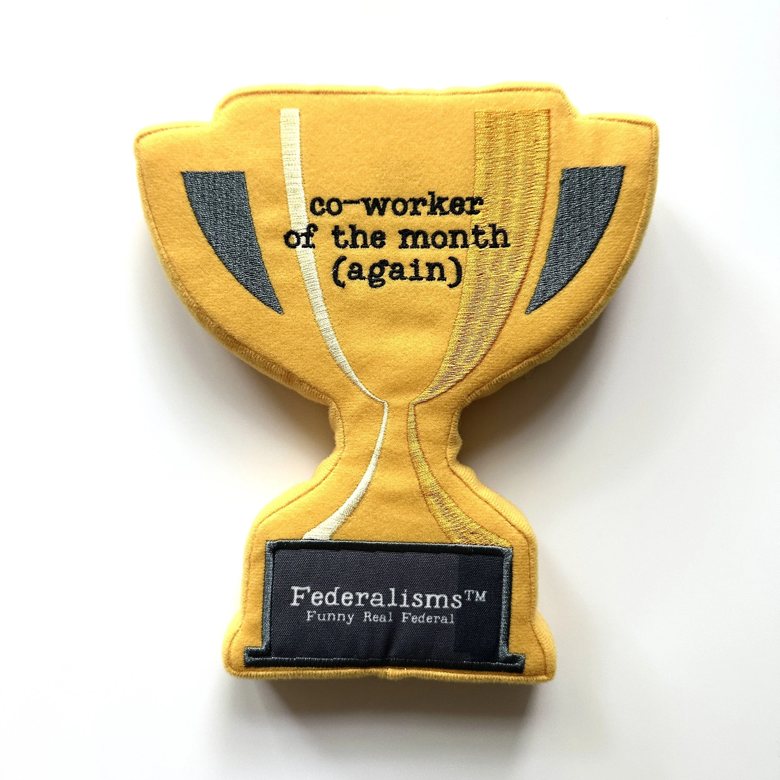 Co-worker of the month dog toy.JPG