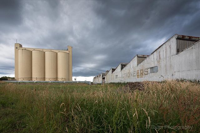 Silos &amp; Woolsheds Project

Captured for my 10+ year project &quot;Silos and Woolsheds&quot; in Launceston, this scene now looks radically altered. Photography is so important for posterity; to be reminded of our past. This particular afternoon wa