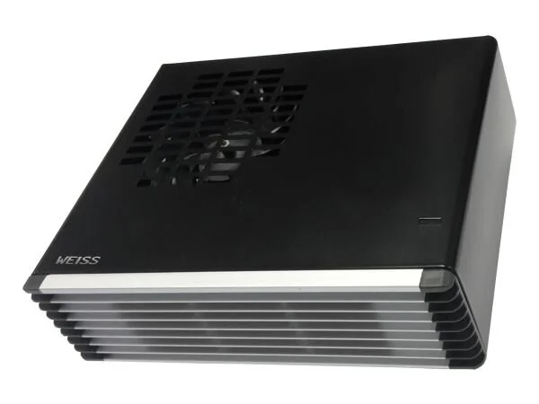 Wall-Mounted Bathroom Fan Heater - Black Satin - FH24BK — Weiss