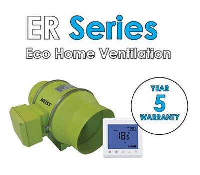 4 Outlet EC Home Ventilation System (125mm)- ER04G