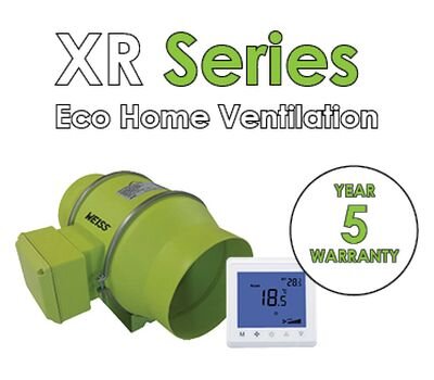 3 Outlet EC Home Ventilation System (150mm) - XR04P