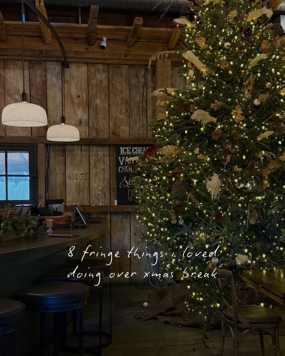 this xmas break was all about doing the things i love and letting my inner child run the show 💫

what fringe things did you love doing this xmas?

#innerchildhealing #christmasrituals #hobbies