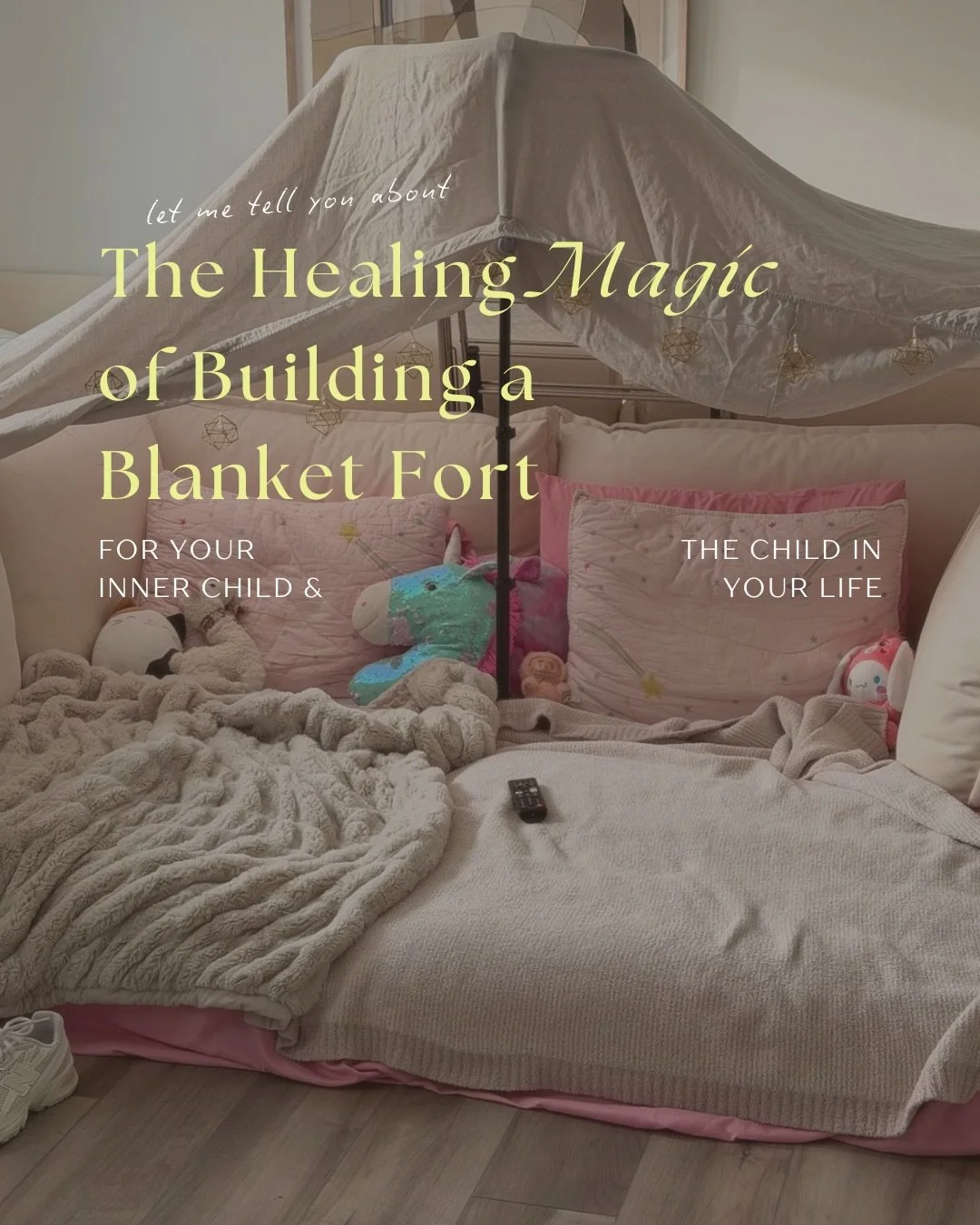 it&rsquo;s story time!! and this one is all about building blanket forts and inner child work ✨ read the semi-condensed version here (swipe thru) or go to my newly launched substack. find it in link in bio or in my stories! 💌

#innerchildwork #inner