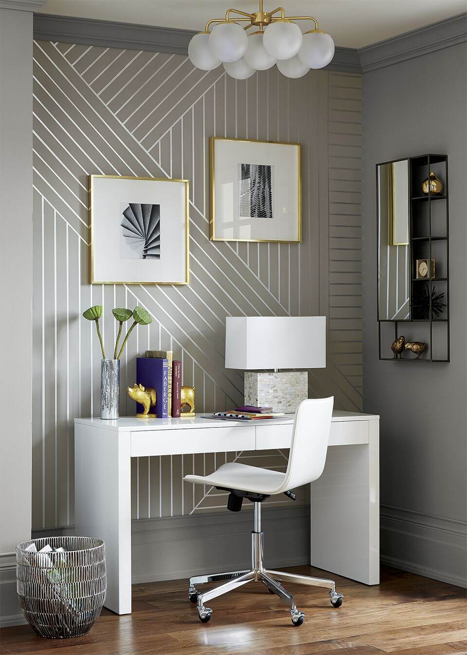 How to Paint Stripes on a Wall Without Tape 