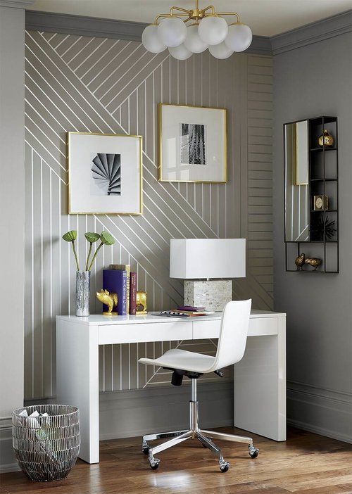How To Paint The Perfect Striped Accent Wall Kayla Simone Home - Best Tape To Paint Stripes On Walls