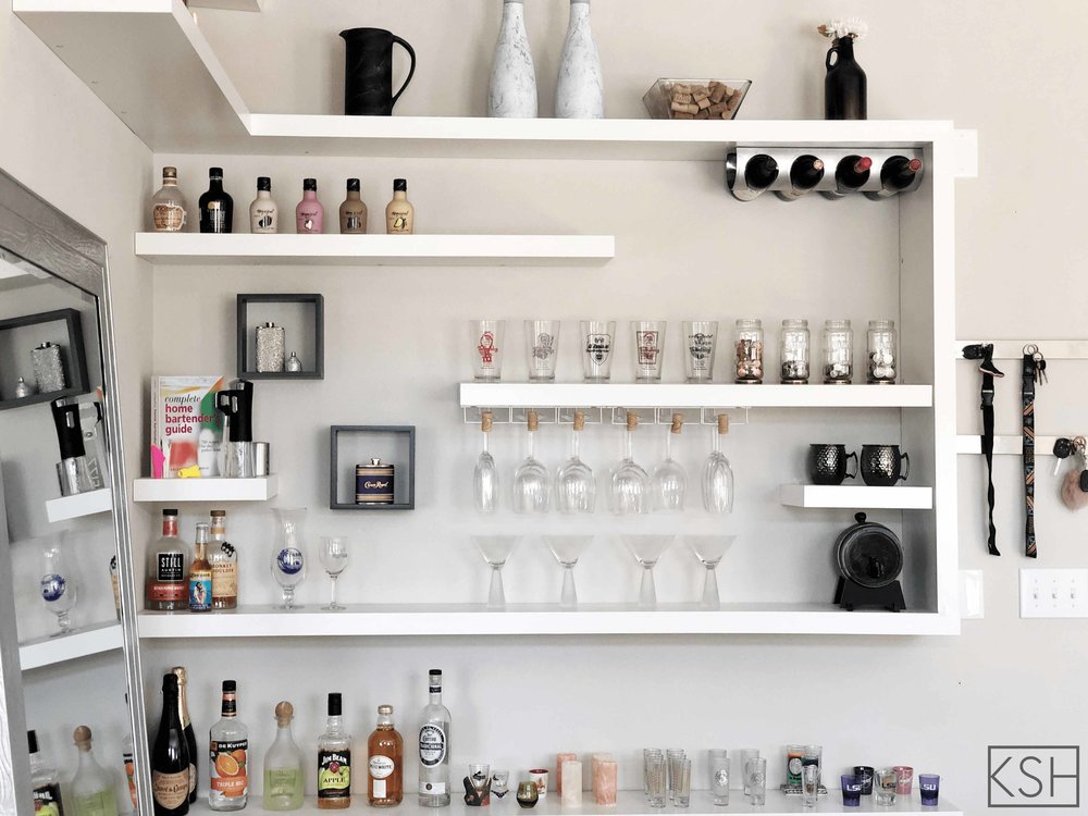 Home Bar Using Ikea Furniture, Ikea Liquor Cabinet