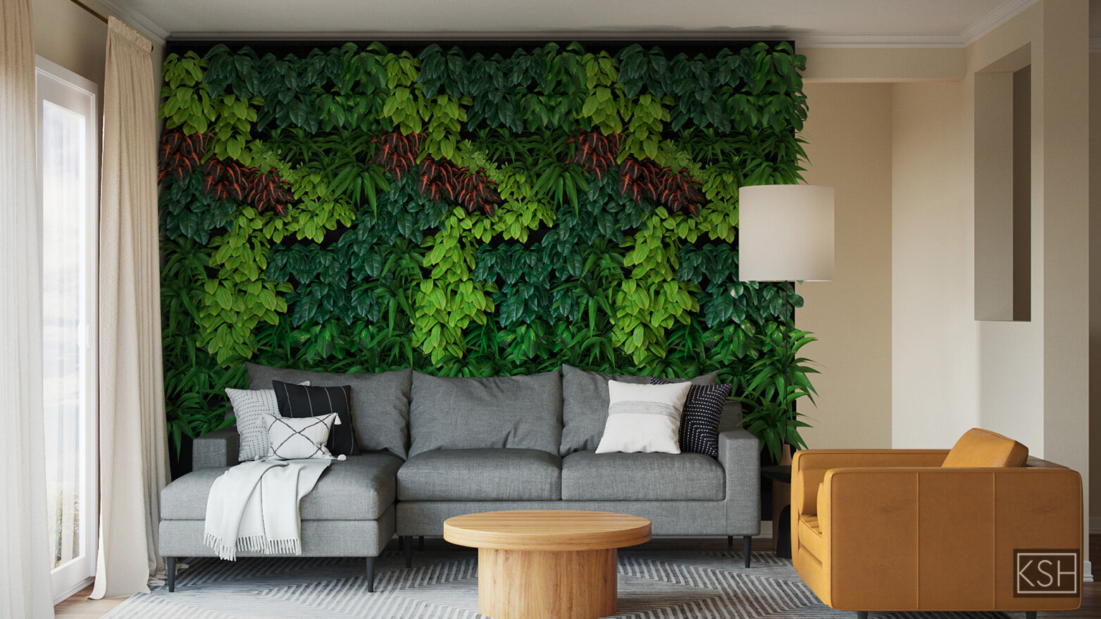 Lush & Leafy Living Room | Kayla Simone Home (Copy)