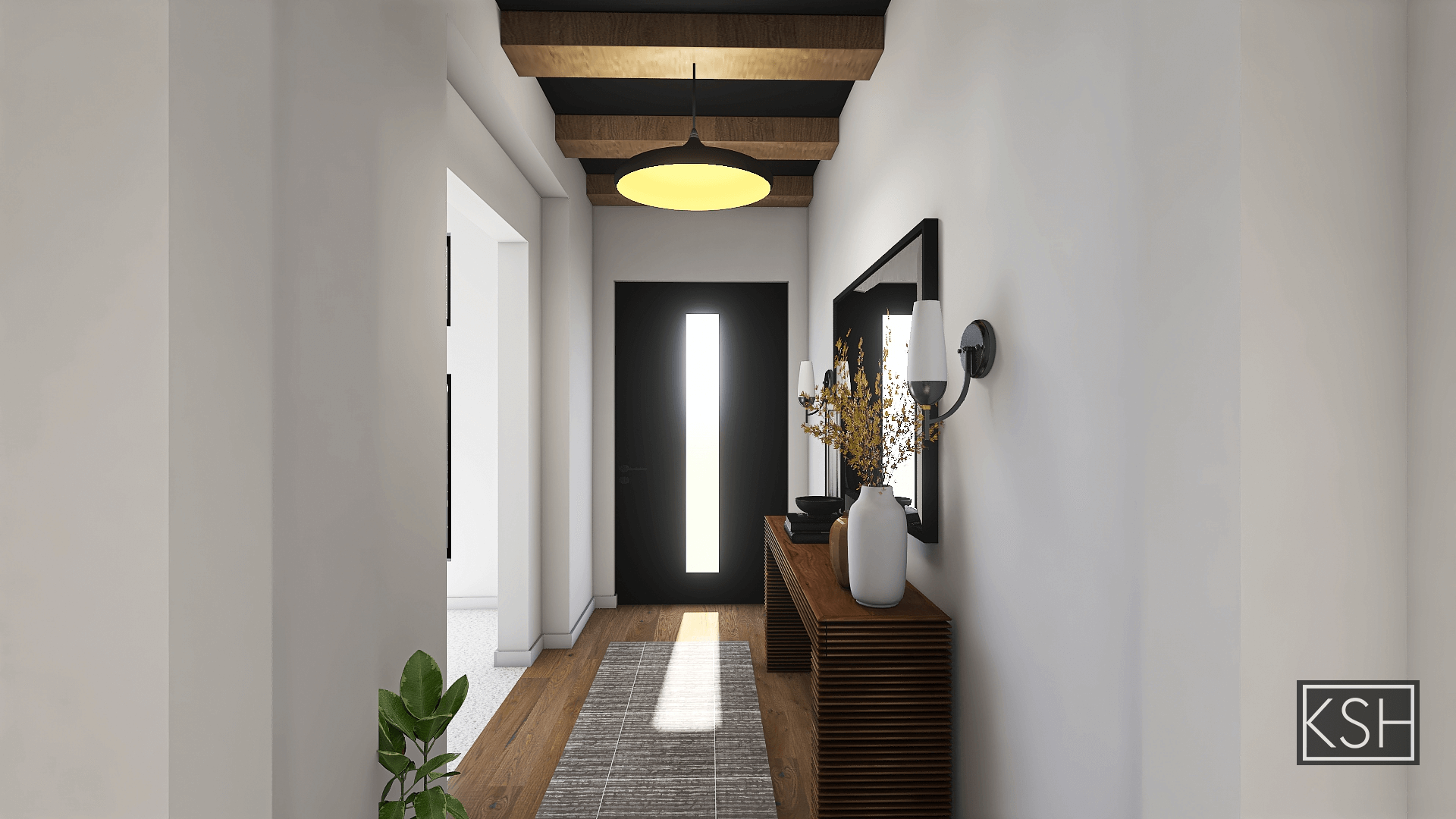 Warm Modern Entryway | Kayla Simone Home (Copy)