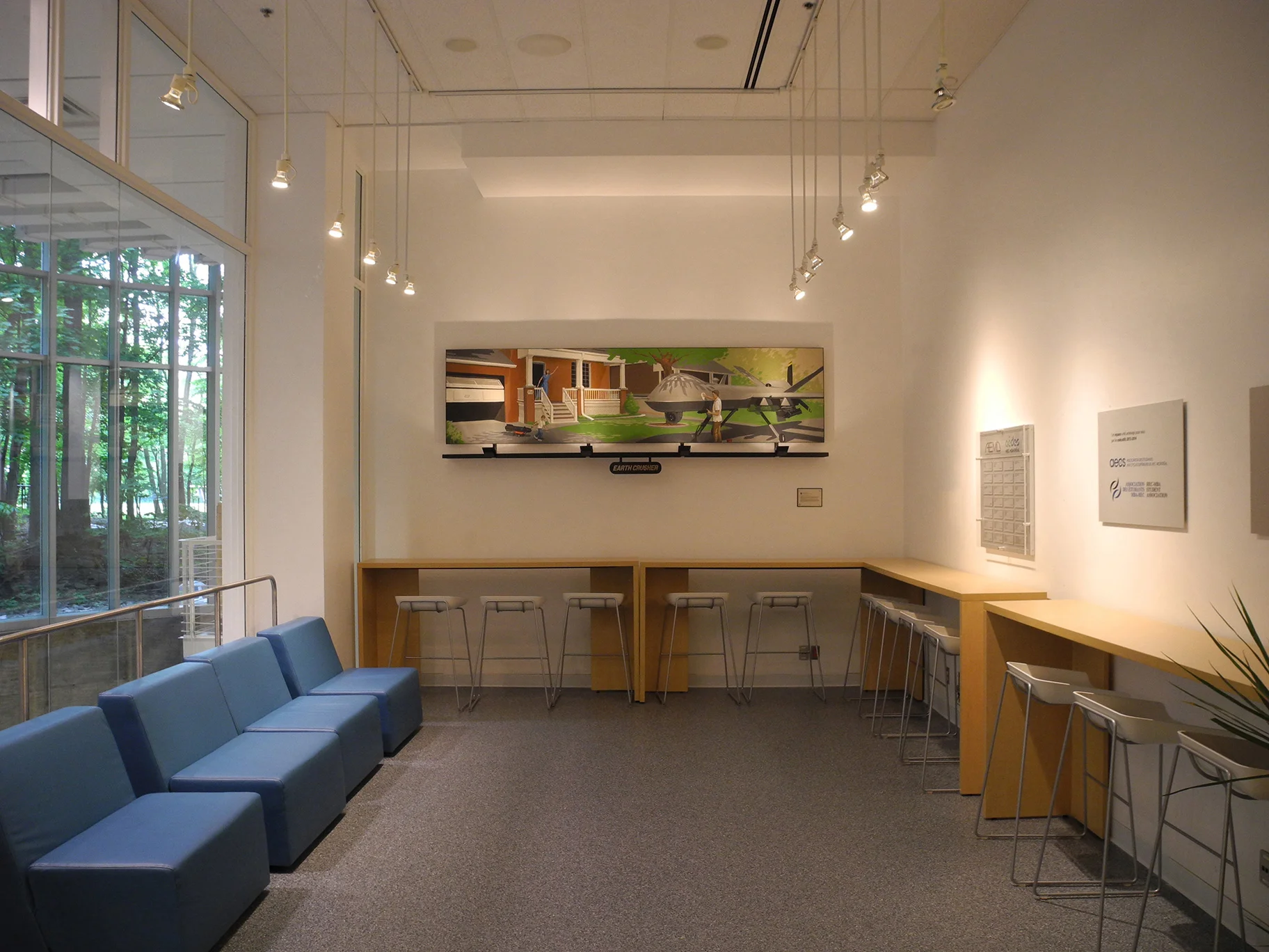 120" x 36" x 14" Steel, Wood, Enamel, Acrylic Latex 2014