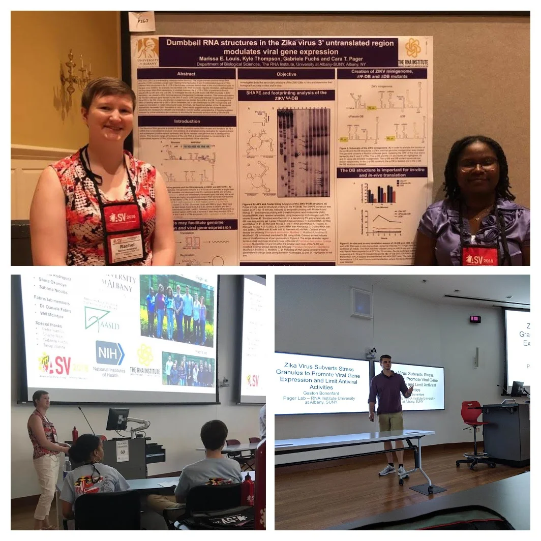 Rachel, Marissa & Gaston presenting at ASV 2018, College Park, MD.