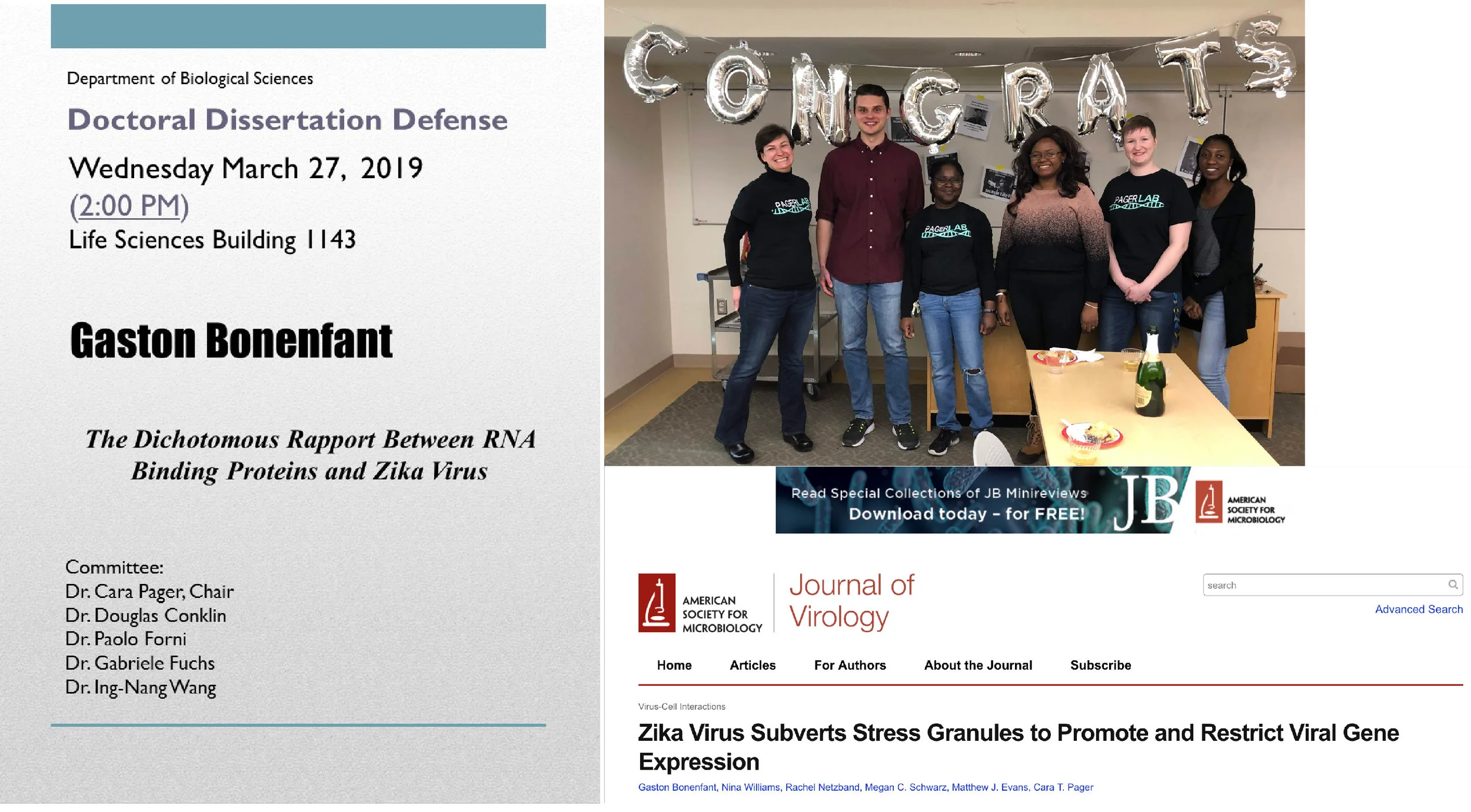 Congratulations to Gaston Bonenfant