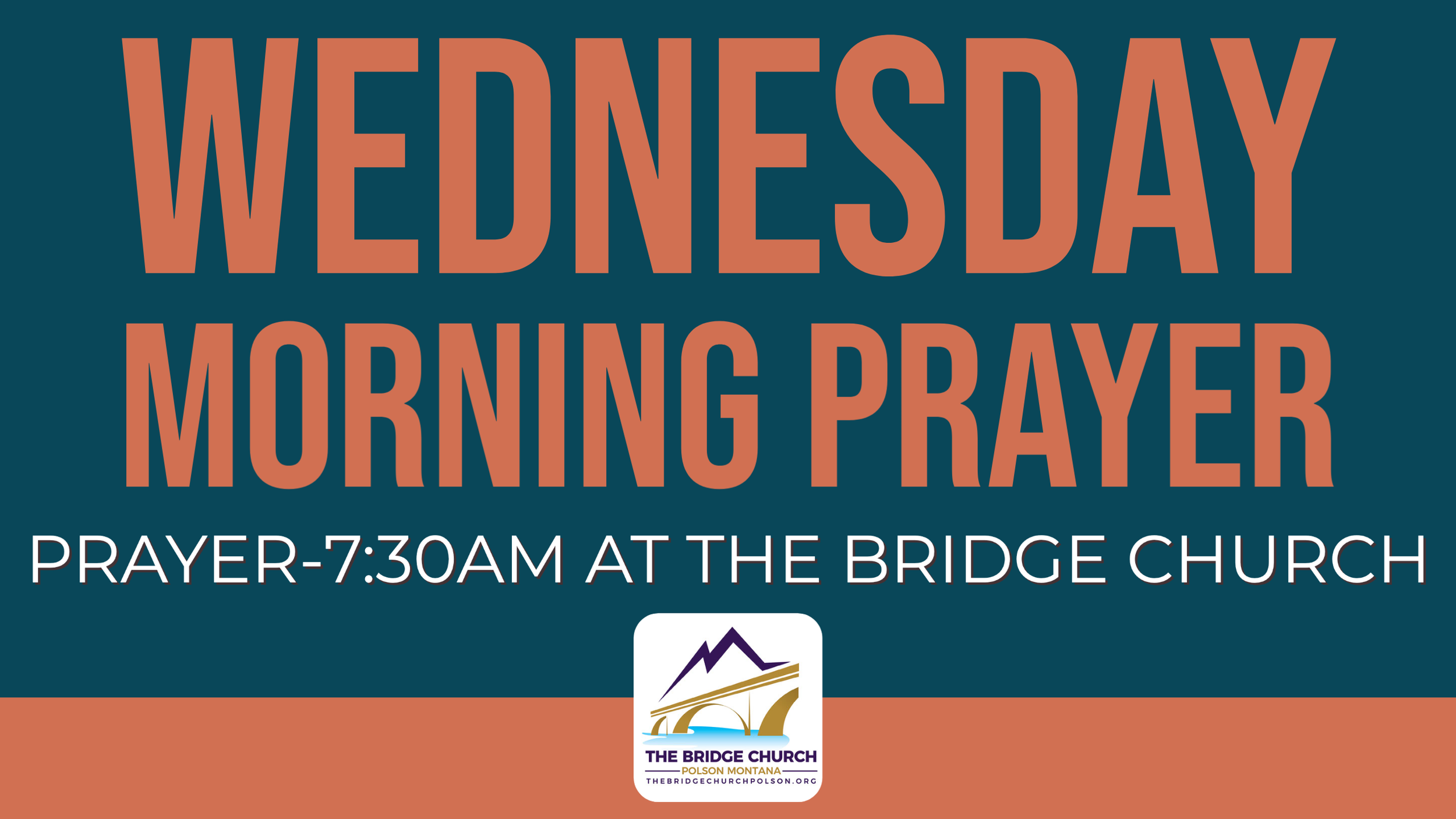 Wednesday Morning Prayer Time