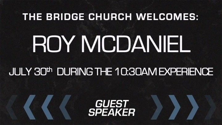 Guest Speaker: Roy McDaniel