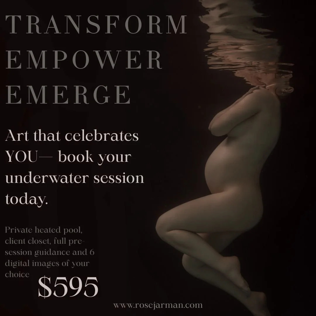 Fine art beneath the surface &mdash; become the muse. 

Underwater sessions might seem scary but in real life they are entirely private, totally relaxed, supportive and beautiful. Just bobbing around in a warm pool with your new bestie😊 

Book now f
