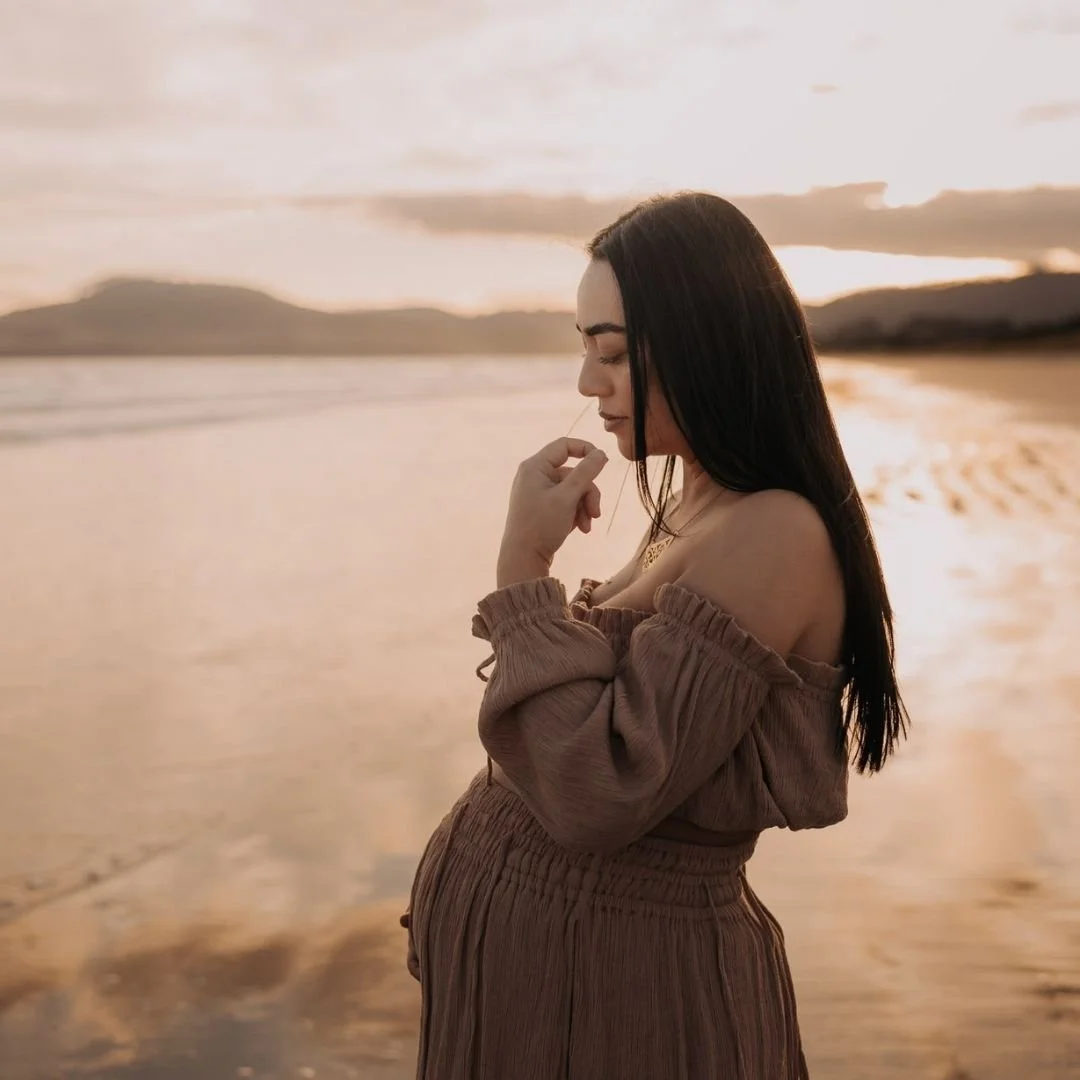 &quot;As I found out her gender I felt the wave again.. this time I knew the wave was all my ancestors. 
The pillars, the strong women I look up to now passed. 
She is named after 5 of them, I know they held her while I was unaware she was growing in