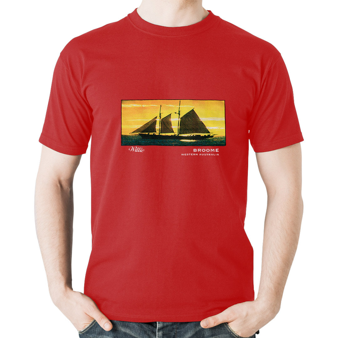 Willie Pearl Lugger Merchandise -Red T-shirt