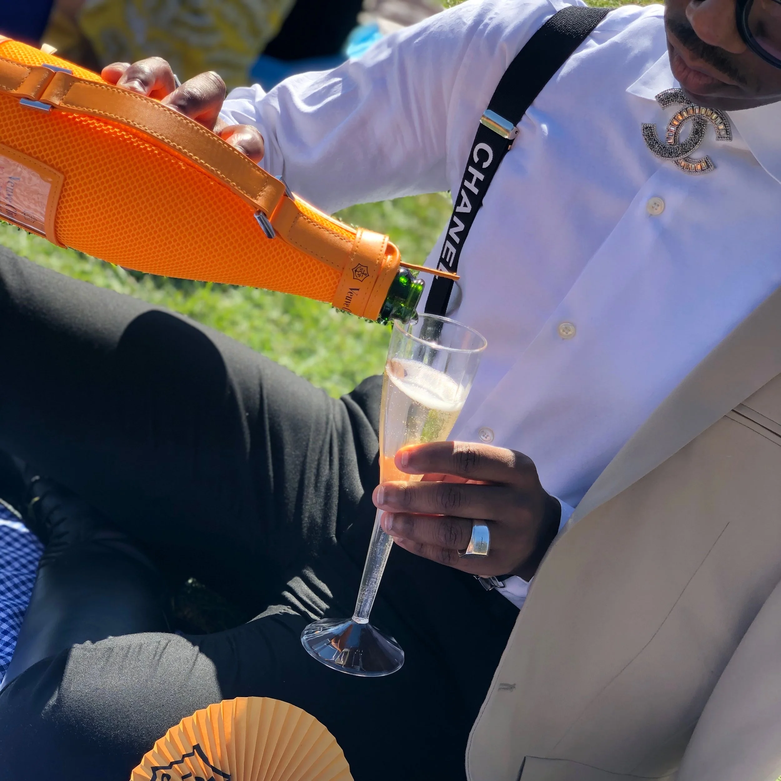 I FOUND THE VEUVE, BUT LOST MY HORSE.