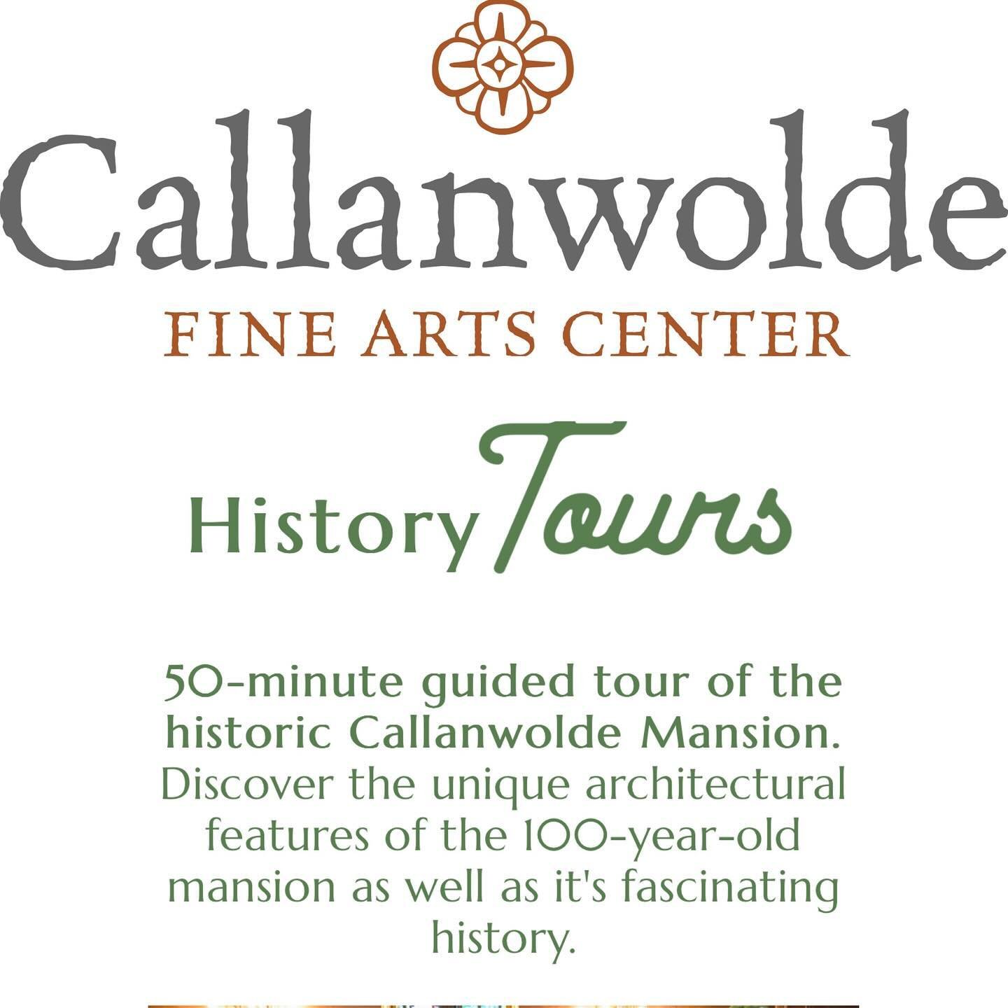 If you&rsquo;ve never visited @callanwoldefinearts during the holiday season, you&rsquo;re missing out. There&rsquo;s history, decorations, an artist&rsquo;s market, and more. If this sounds like your kind of thing, come by at 2pm on 11/30, 12/7 and 