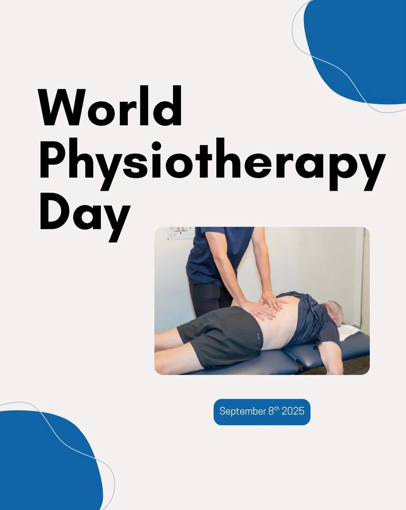 🌏✨Today we celebrate World Physiotherapy Day! ✨🌏

A big shoutout to physios locally and around the world who help people manage pain, restore function, and get back to doing what they love! 🏃&zwj;♂️

This year&rsquo;s focus is on rehabilitation an