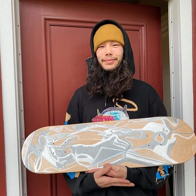 One of our creatives. 
We&rsquo;re honoured we get to work with someone as amazing as @thasoulchild. Interview coming in next week, stay tuned! .
.
.

#skateboarding #skate #skateboard #sk #skatelife #skateboardingisfun #skater #skatepark #skateordie