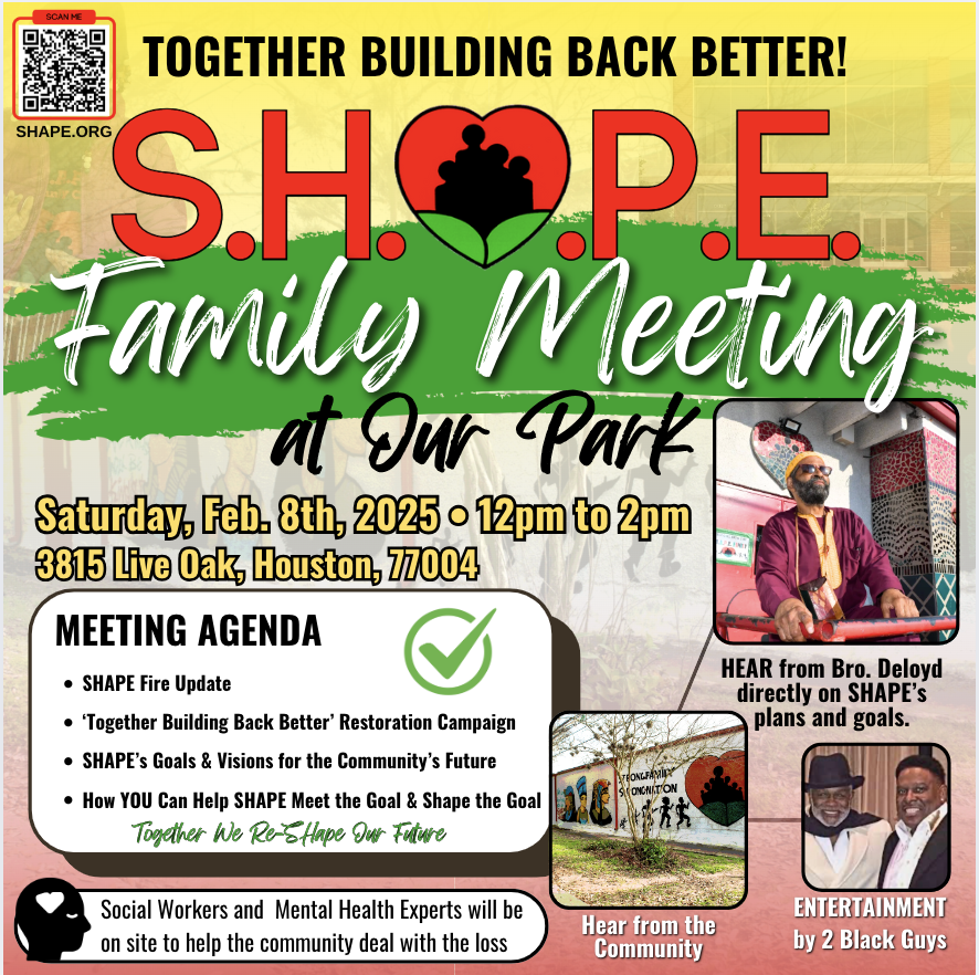 SHAPE COMMUNITY Family Meeting