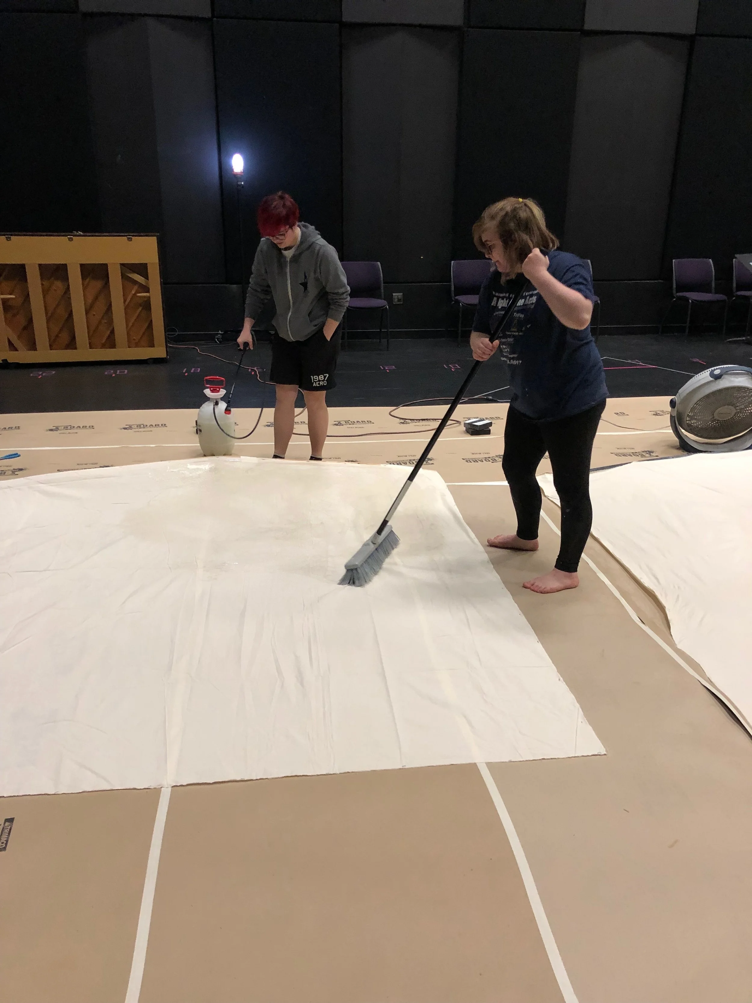  Process Photo: Starching 