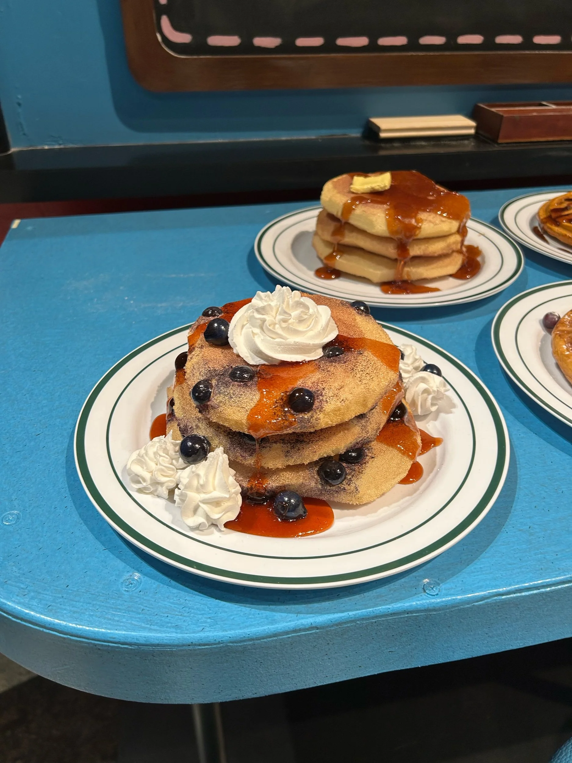  Blueberry pancakes for  Waitress  at Pioneer Theatre Company, May 2025. 