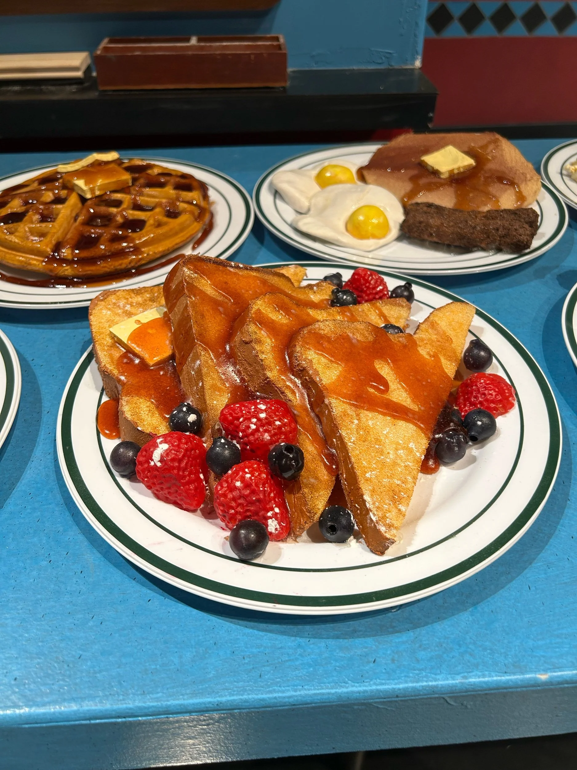  French toast for  Waitress  at Pioneer Theatre Company, May 2025. 