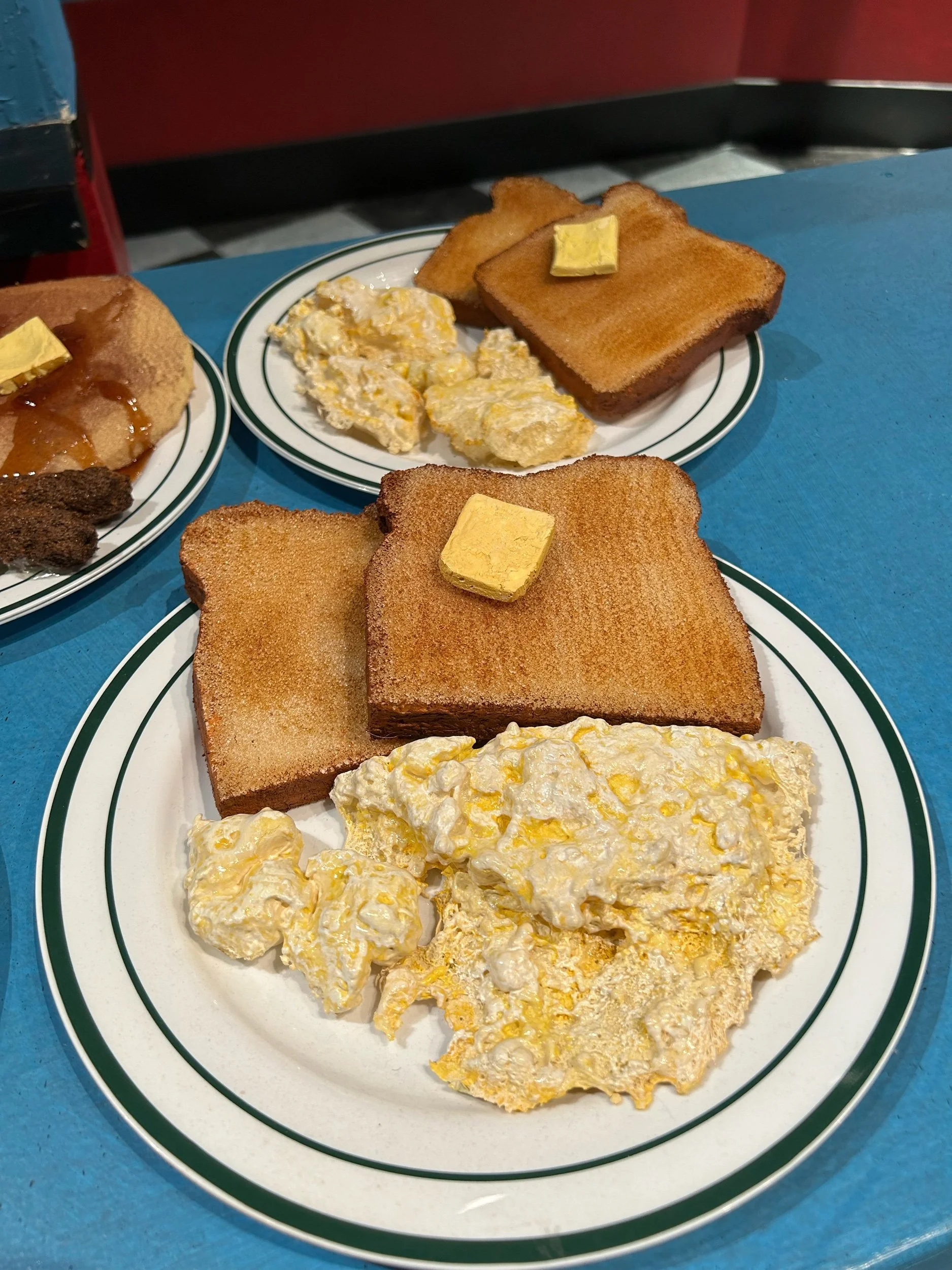  Toast and scrambled eggs for  Waitress  at Pioneer Theatre Company, May 2025. 