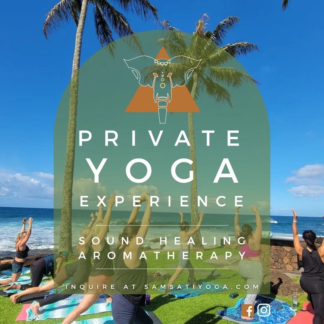 Let Samsati bring yoga to YOU 🌴

Whether you're looking for a private session at your hale to deepen your practice, or if you're wanting to create a unique and heart-felt experience for your group, we are ready to transform your space into your own 