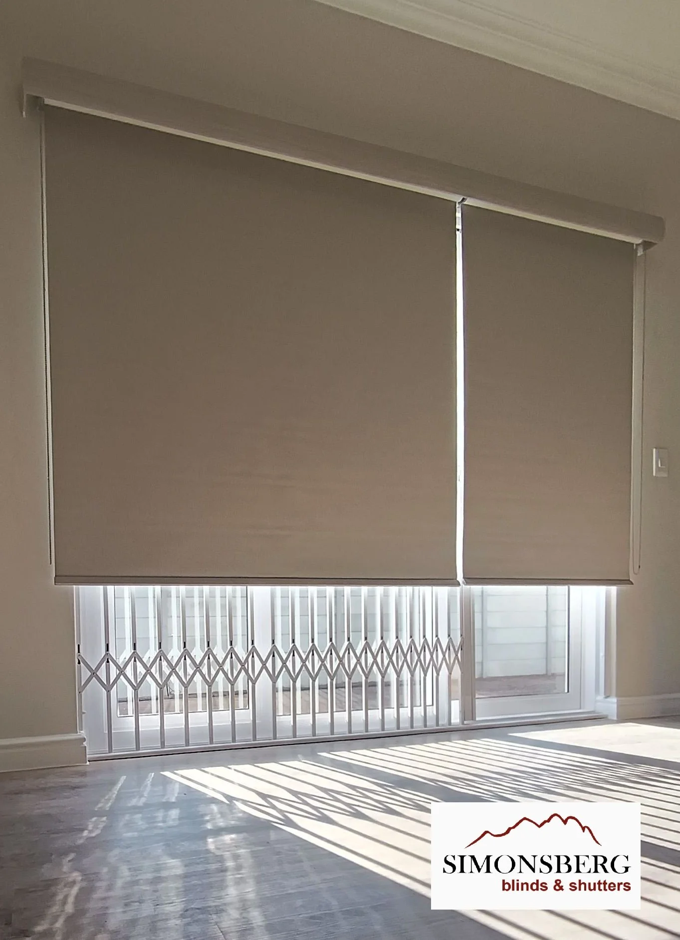 Grey Blockout Roller Blinds