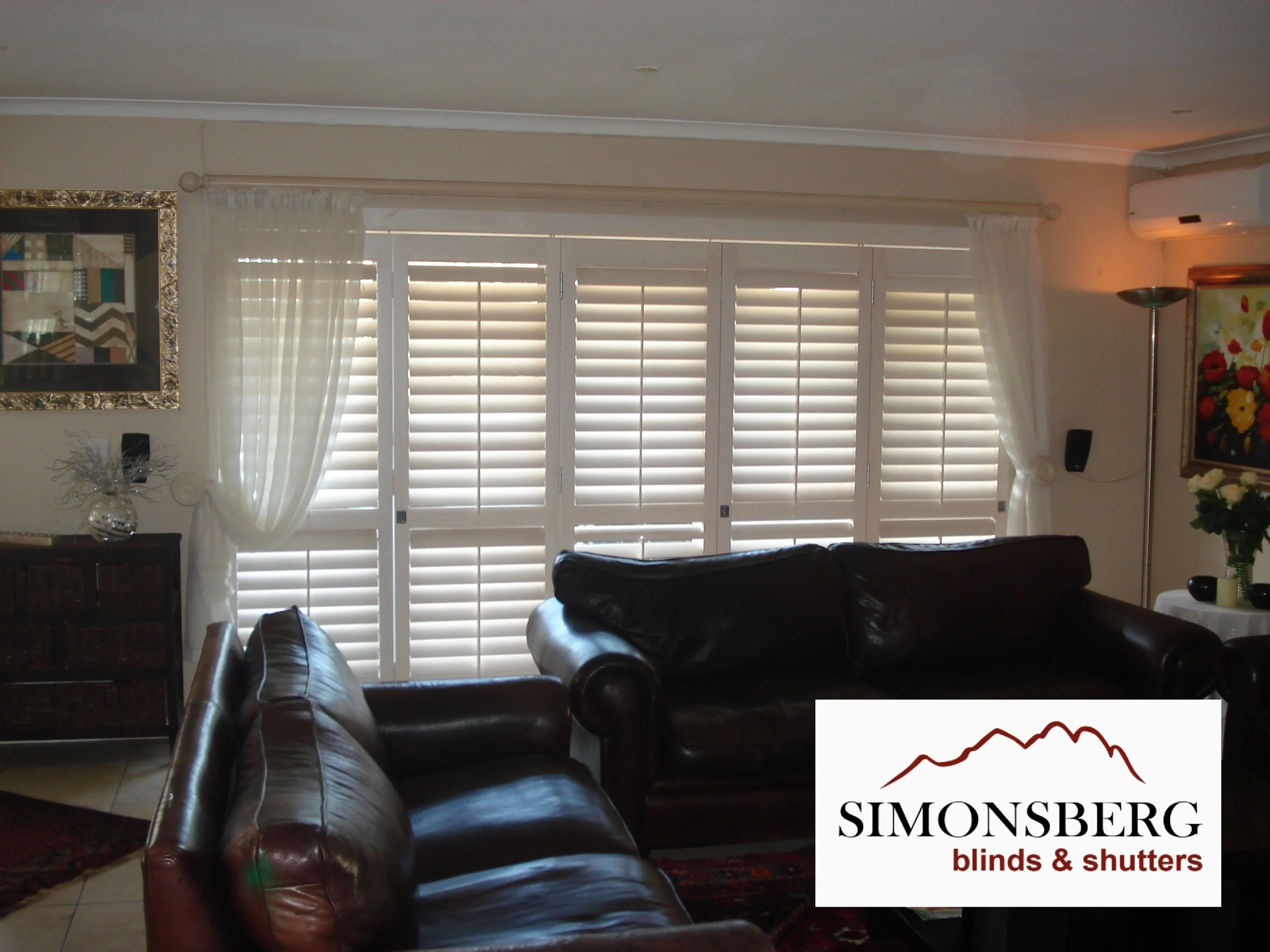 White Thermowood Shutters