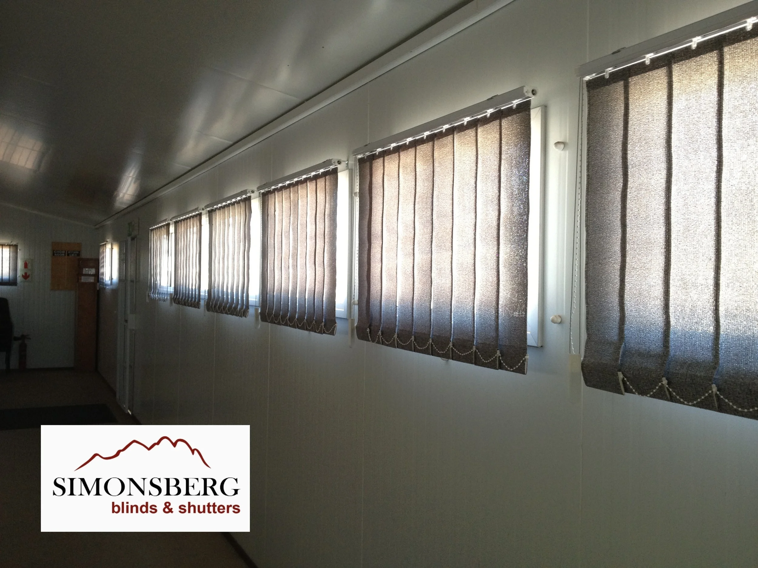Grey 127mm Vertical Blinds