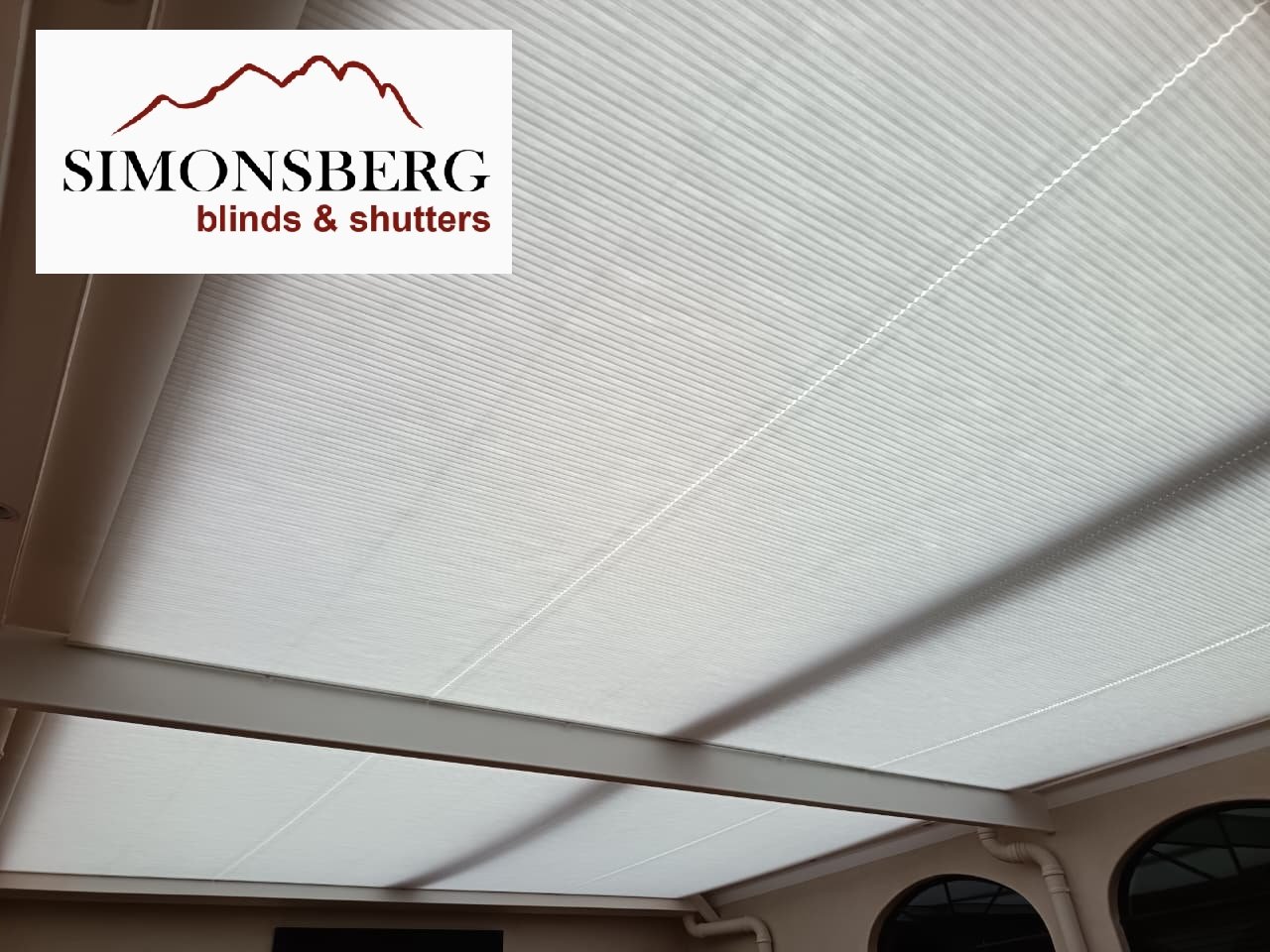 Grey Skylight Honeycomb Blinds