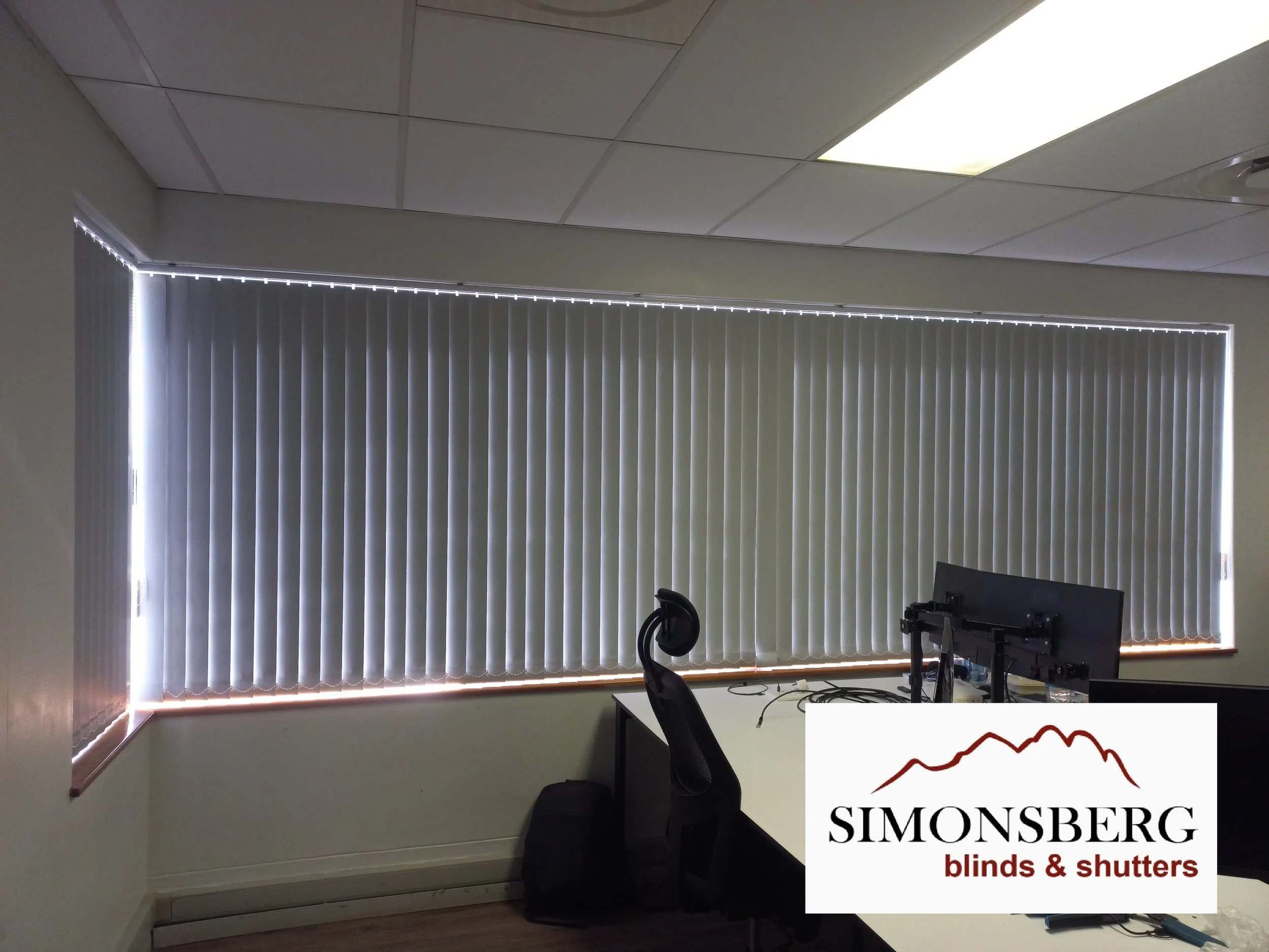 Grey 90mm Vertical Blinds