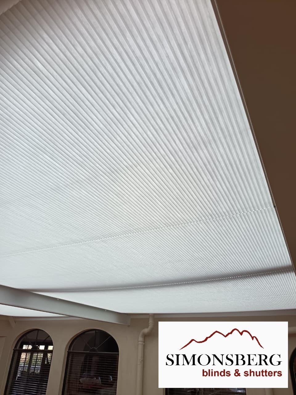 Grey Skylight Honeycomb Blinds