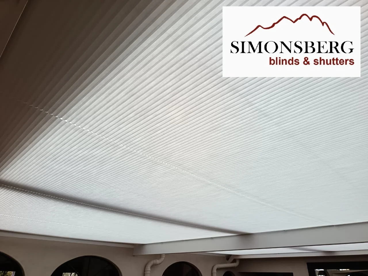 Grey Skylight Honeycomb Blinds