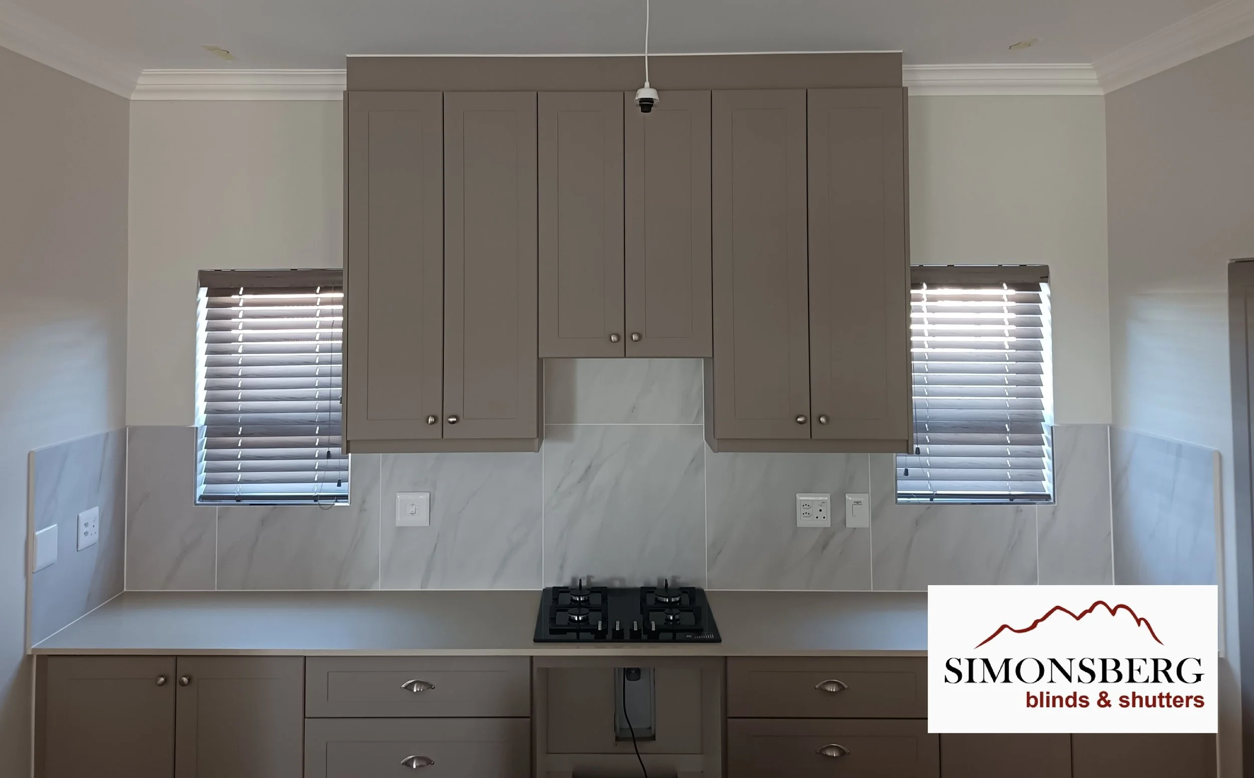 Brown 50mm Plaswood Venetian Blinds