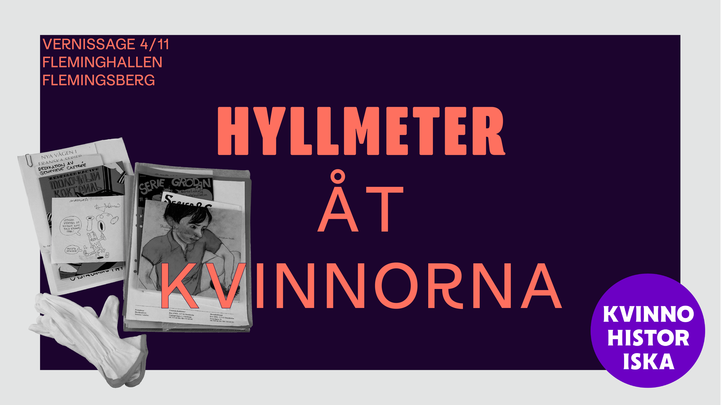 Vernissage: Hyllmeter åt kvinnorna — i Flemingsberg