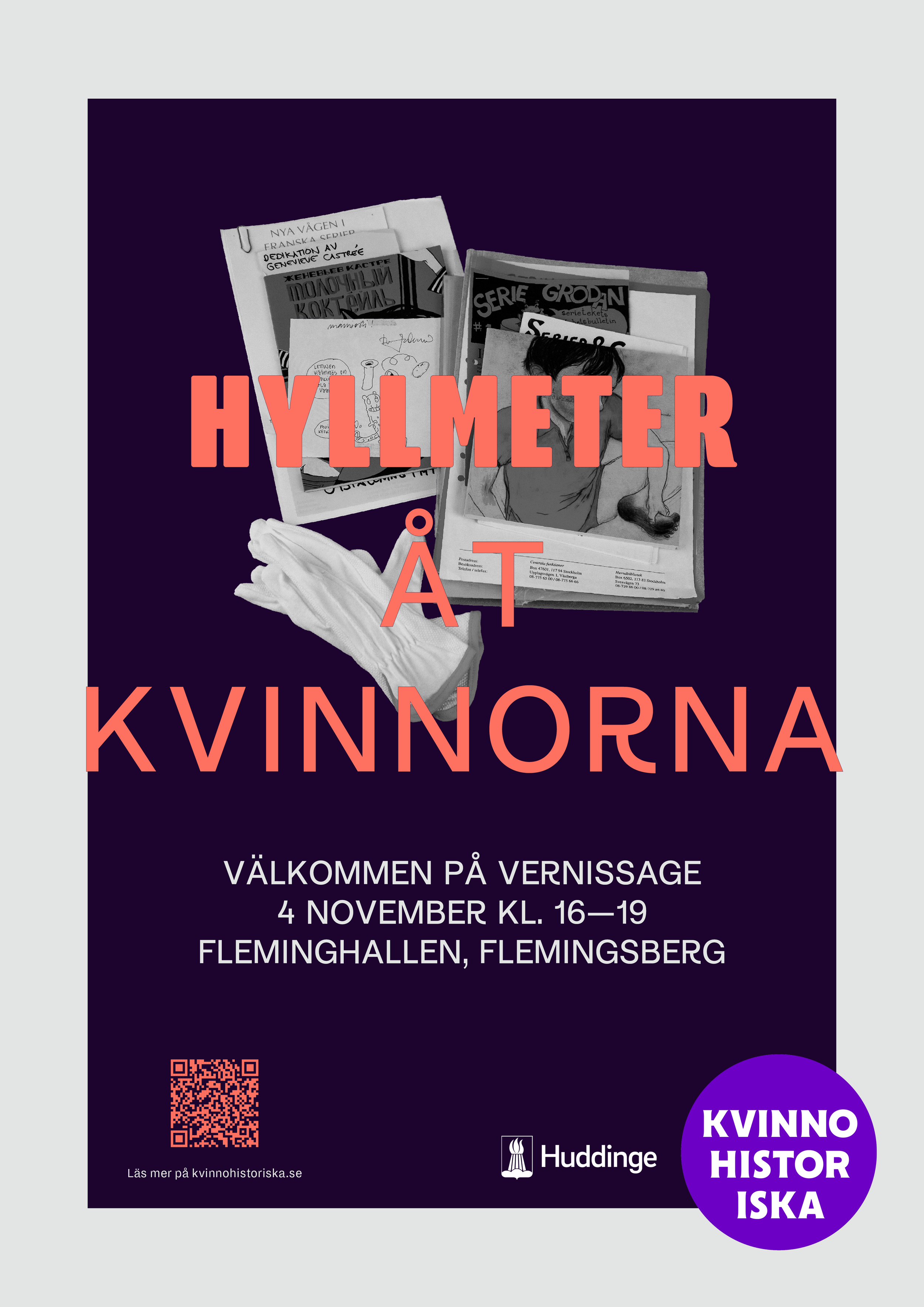 Kvinnohistoriska öppnar utställning och samlar in berättelser i Flemingsberg
