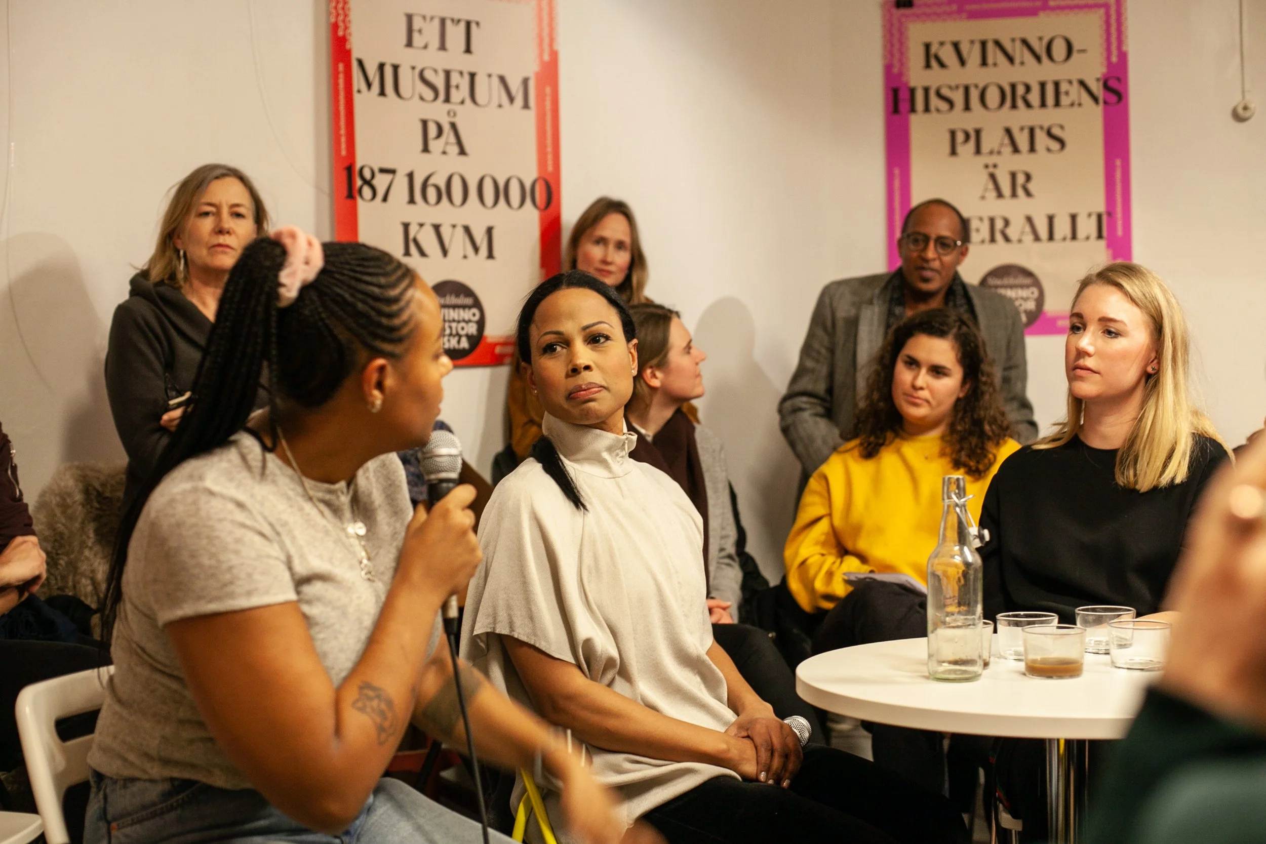 Foto från samtalet.