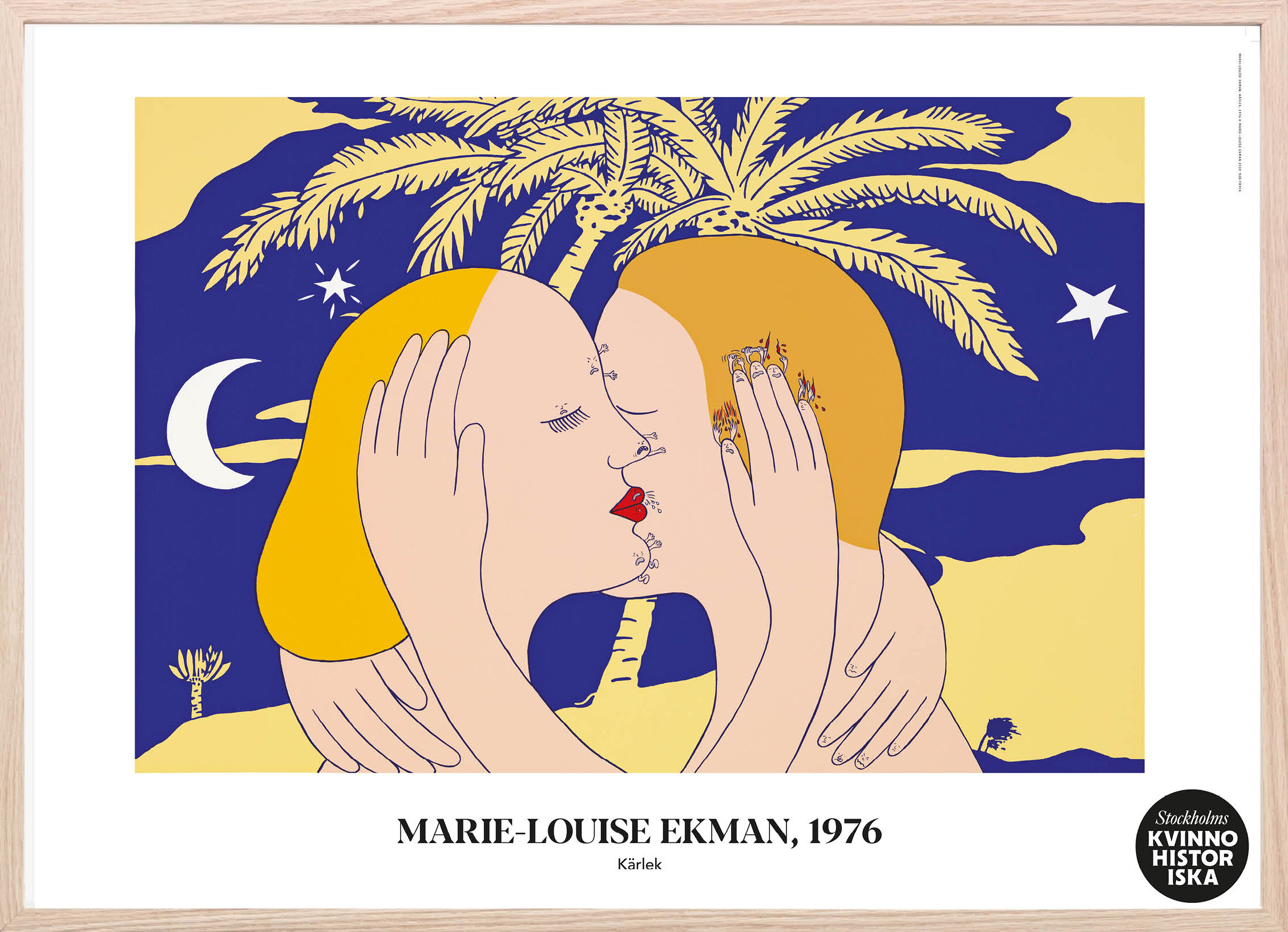 Affischen Kärlek av Marie-Louise Ekman