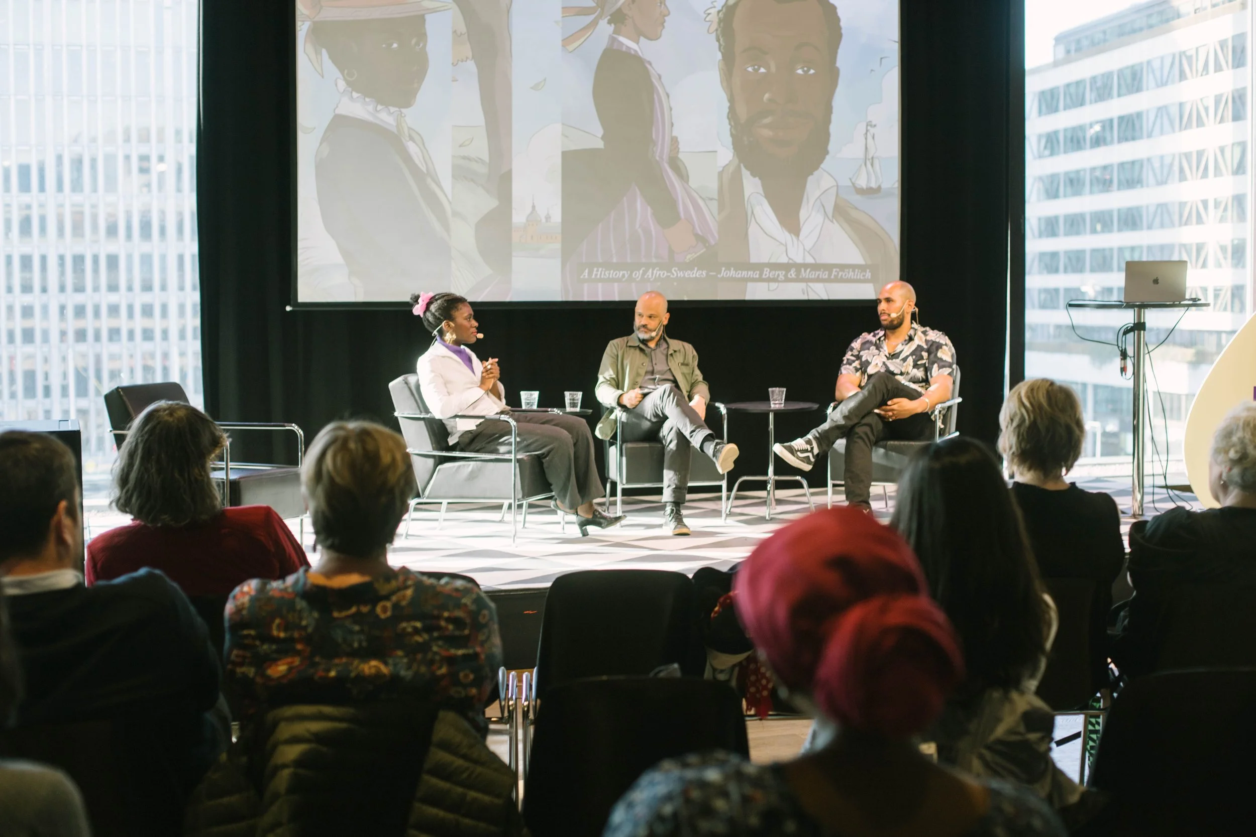 Foto från samtalet.